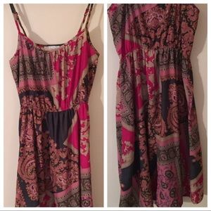 Cotton On Paisley Sundress Spaghetti Strap Dress